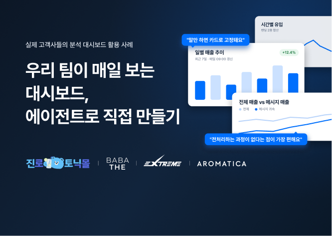 우리 팀이 매일 보는 대시보드, 에이전트로 직접 만들기