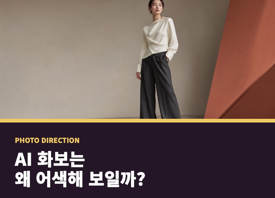 AI 티 나는 화보, 이유가 있습니다