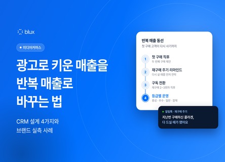 광고로 키운 매출을 반복 매출로 바꾸는 법 : 미디어커머스 CRM 마케팅