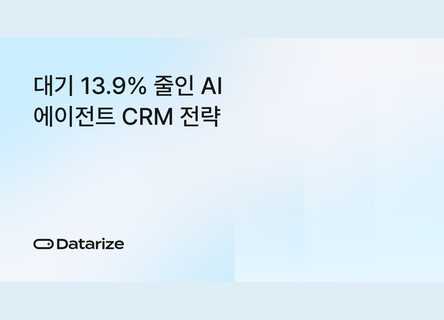 대기 13.9%↓, 만족도 21.2%↑ AI 에이전트 CRM